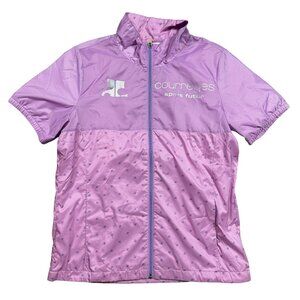 Courrèges Vintage Puffer Avant Garde Gorpcore Short Sleeve Puffer Shirt Size 40